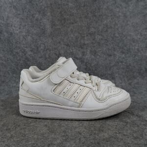 Adidas Shoes Kids 12K Forum Low Sneakers Casual Trainer Athletic White Easy On